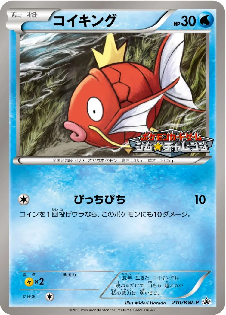 Magikarp (BW-P 210) – BW-P Promotional cards