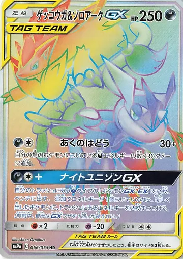 Greninja & Zoroark GX (sm9a 066)